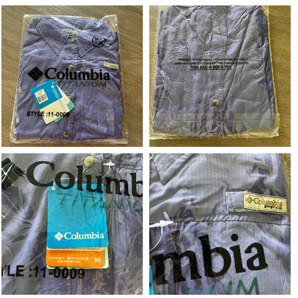 Columbia PFG youth finish button down